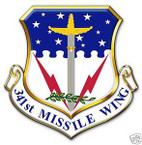 STICKER USAF 341ST MISSLE WING