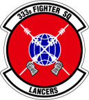 STICKER USAF 333rd FIGHTER SQUADRON