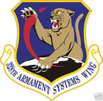 STICKER USAF 328TH ARMAMENT SYSTEMS WING