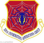 STICKER USAF 318th Information Operations Group Emblem