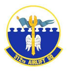 STICKER USAF 312th Airlift Squadron (AFRC) Emblem