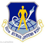 STICKER USAF 311th Human Systems Wing Emblem