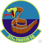 STICKER USAF 311TH FIGHTER SQUADRON DECAL