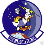 STICKER USAF 309TH FIGHTER SQUADRON DECAL