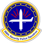 STICKER USAF 308TH SECURITY POLICE SQUADRON