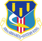 STICKER USAF 308TH ARMAMENT SYSTEMS WING