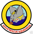 STICKER USAF 303RD RESCUE SQUADRON