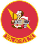 STICKER USAF 303rd FIGHTER SQUADRON