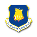 STICKER USAF 22ND AIR REFUELING WING