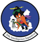 STICKER USAF 20th  INTELLIGENCE SQUADRON