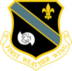 STICKER USAF 1ST WEATHER WING