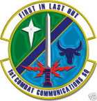 STICKER USAF 1ST COMBAT COMMUNICATIONS SQUADRON