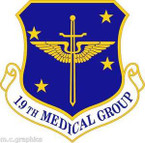 STICKER USAF 19th Medical Group Emblem