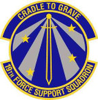 STICKER USAF 19th Force Support Squadron Emblem
