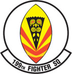 STICKER USAF 199TH FIGHTER SQUADRON