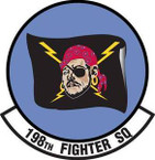 STICKER USAF 198th FIGHTER SQUADRON