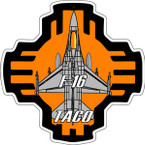 STICKER USAF 188TH FIGHTER SQUADRON TACO