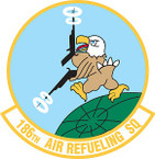 STICKER USAF 186th Air Refueling Squadron