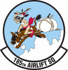 STICKER USAF 185th Airlift Squadron
