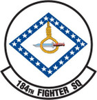 STICKER USAF 184TH FIGHTER SQUADRON