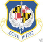 STICKER USAF 175TH WING