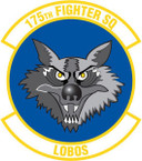 STICKER USAF 175TH FIGHTER SQUADRON