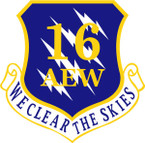 STICKER USAF 16TH AIR EXPEDITIONARY WING