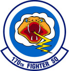 STICKER USAF 170TH FIGHTER SQUADRON