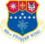 STICKER USAF 169th Fighter Wing