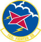 STICKER USAF 163rd FIGHTER SQUADRON