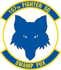 STICKER USAF 157TH FIGHTER SQUADRON
