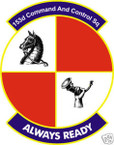 STICKER USAF 153RD COMMAND AND CONTROL SQUADRON
