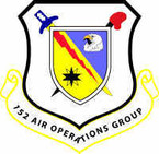 STICKER USAF 152 AOG