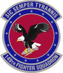 STICKER USAF 149th Fighter Squadron