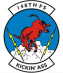 STICKER USAF 148TH FIGHTER SQUADRON