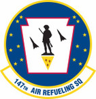 STICKER USAF 147th Air Refueling Squadron