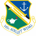 STICKER USAF 143rd Airlift Wing