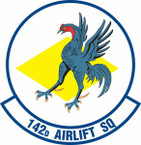 STICKER USAF 142nd Airlift Squadron