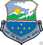 STICKER USAF 141ST AIR REFUELING WING