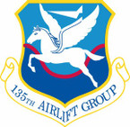 STICKER USAF 135th Airlift Group