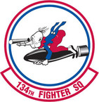 STICKER USAF 134TH FIGHTER SQUADRON