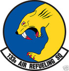 STICKER USAF 133RD AIR REFUELING SQUADRON