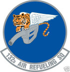 STICKER USAF 132ND AIR REFUELING SQUADRON