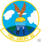 STICKER USAF 130TH AIRLIFT SQUADRON