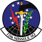 STICKER USAF 12TH MISSLE SQUADRON