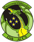STICKER USAF 12th Airborne Cmd n Ctl Squad
