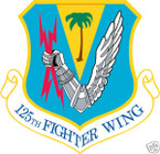 STICKER USAF 125TH FIGHTER WING