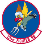 STICKER USAF 124TH FIGHTER SQUADRON