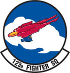 STICKER USAF 123rd FIGHTER SQUADRON
