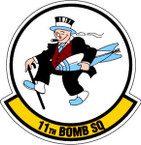 STICKER USAF 11TH BOMB SQUADRON